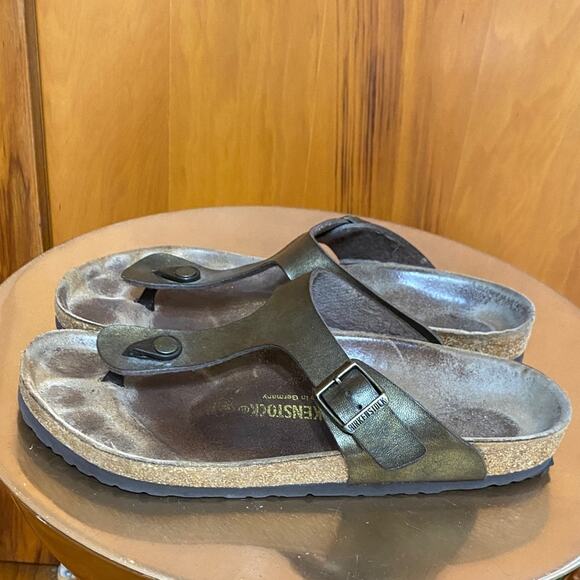 Birkenstock Bronze Leather Sandals Classic 42 270 Excellent condition! Boho Cali main image 4